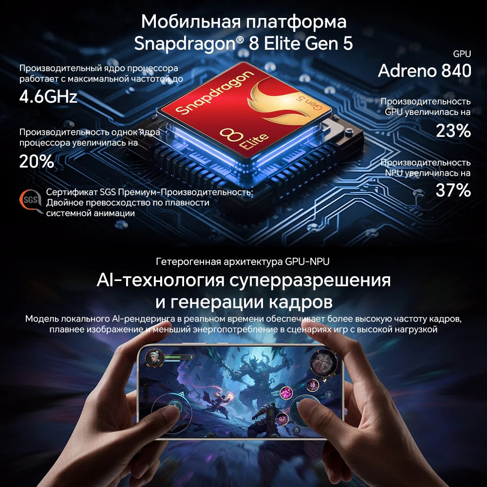 HONOR Magic8 Pro Version Mondiale 5G AI Smartphone Snapdragon 8 Elite Gen 5 Écran OLED 6.71'' 120Hz Appareils Photo 200MP SuperCharge 100W
