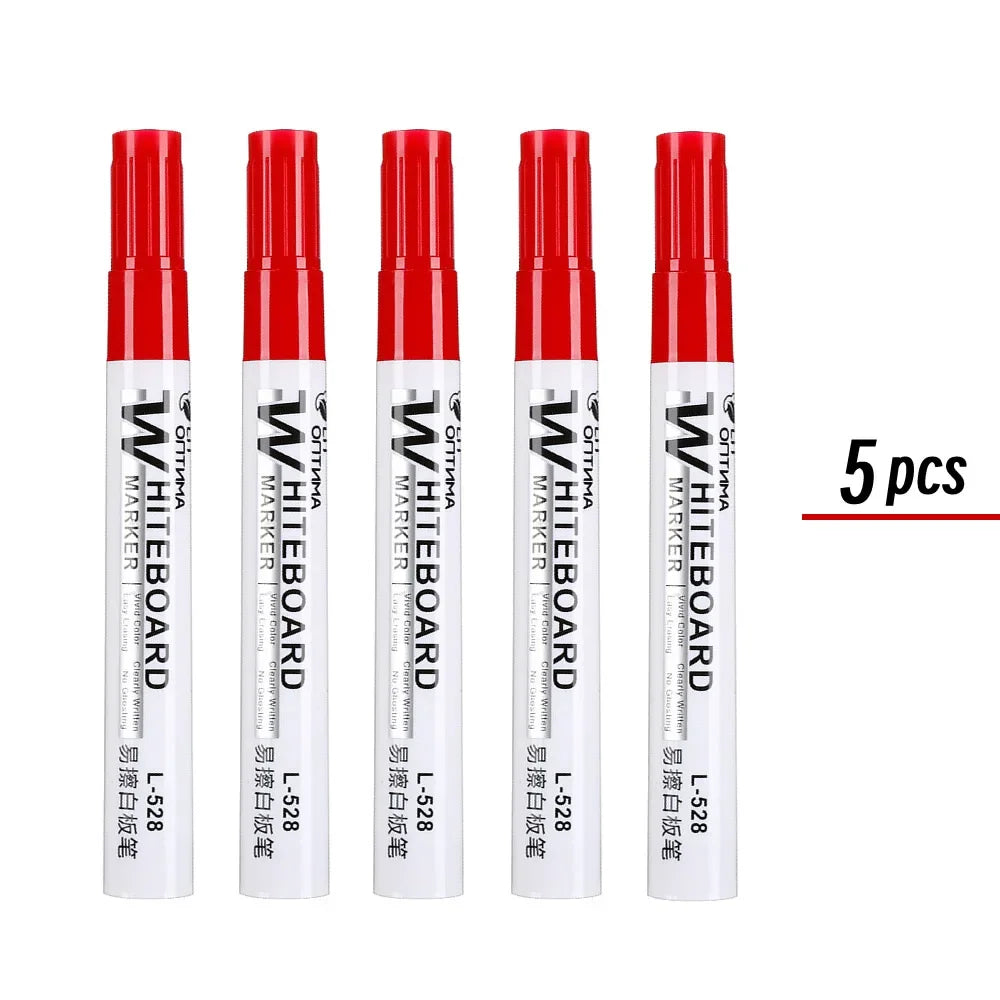 1/20pcs Erasable Whiteboard Marker Pen Blackboard Marker Teaching Chalk for Glass Ceramics Office School Art Marker Stationery