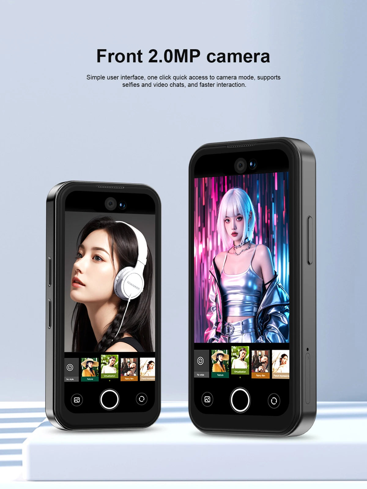 Fuffi-Mini X7 Pro Phone 4G LTE Android10.0 Smartphone 4GB RAM 128GB ROM 4" Display 5MP Camera Dual SIM With Play Store WhatsAPP