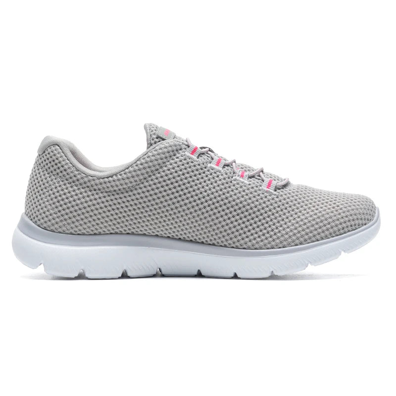 Skechers Chaussures décontractées pour femmes, chaussures de marche, chaussures de sport de plein air confortables pour le quotidien, chaussures de jogging 12985-Gyhp
