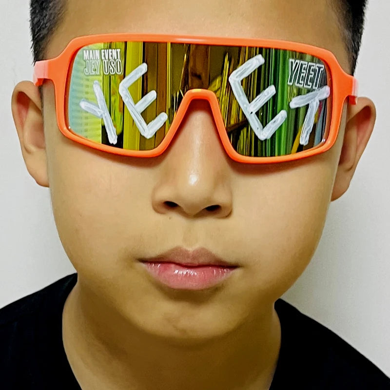 Jey Uso Yeet Sport Sonnenbrillen Kinder Brillen Blue Bloodline USOS Seltene Farben Sonnenbrille Eyewear Geschenk