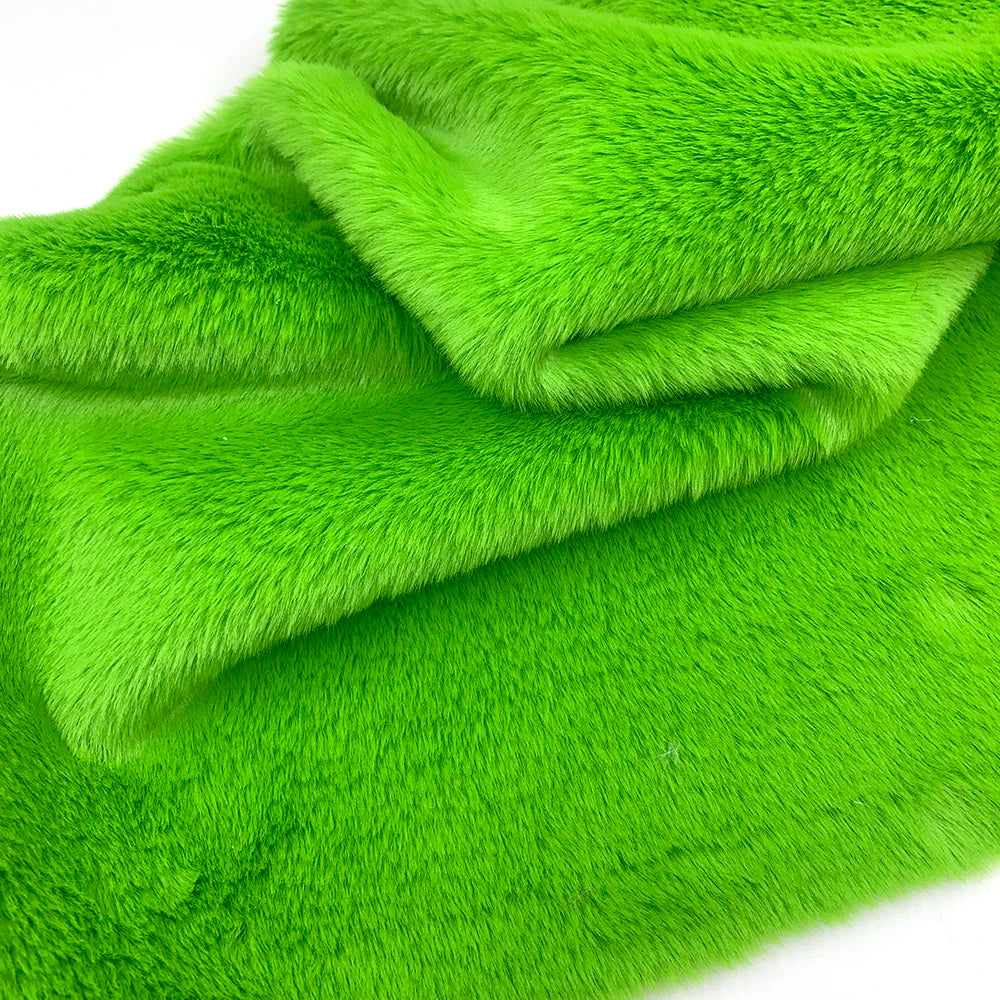 10mm Pile Length Fur Fabric Polyester Imitation Fur Fabrics Handmade DIY Encryption Thickening Fake Rabbit Hair Fur Plush Fabric