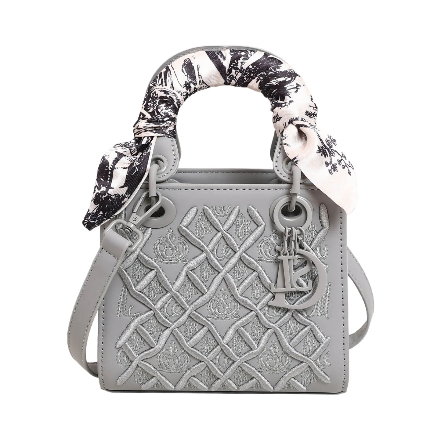 Sac Princesse Diana brodé à la main Guofeng Heavy Industry pour femmes, Sac bandoulière de luxe léger haut de gamme, Nouveau style 2025