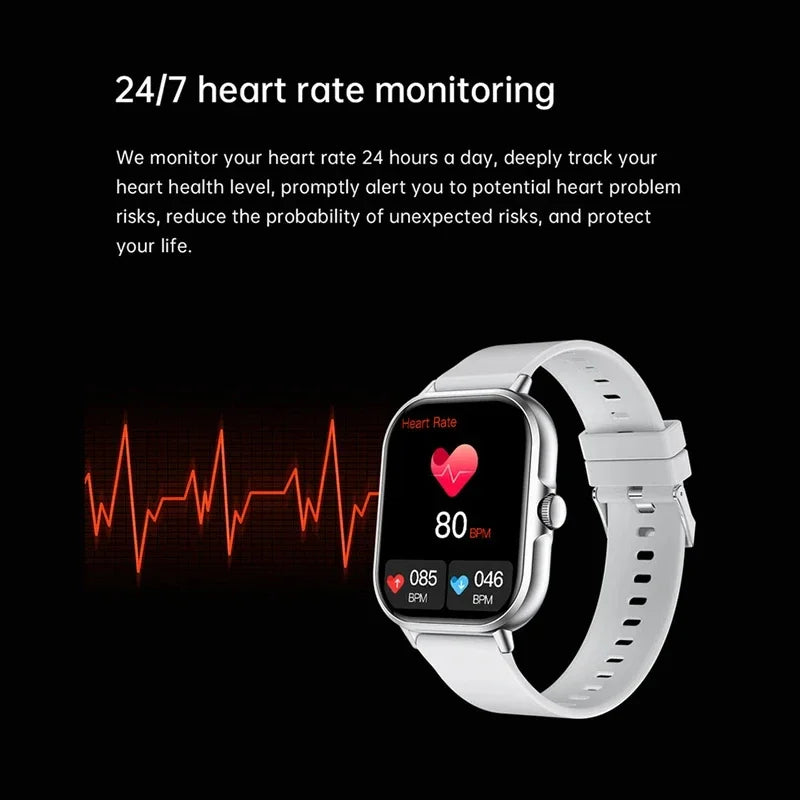 VIVO Smartwatch Android IOS Geschenk Bluetooth Anruf Smartwatch 2025 Touch-Zifferblatt Musik Fitness Tracker Sportuhren + Kopfhörer NEU