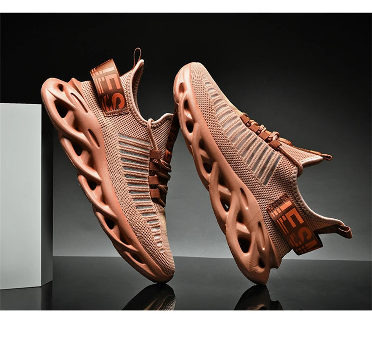 Atmungsaktive Freizeit-Sportschuhe für Frühling und Sommer, leichte, flache Lauf-Slipper für Damen und Herren