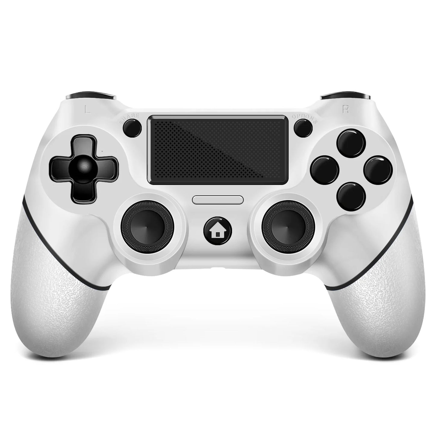 AceGamer Wireless Gamepad für PS4 Controller, mit USB-C-Kabel/Doppelmotoren/6-Achsen-Gyroskop/3,5-mm-Audiobuchse/Touchpad-Funktion