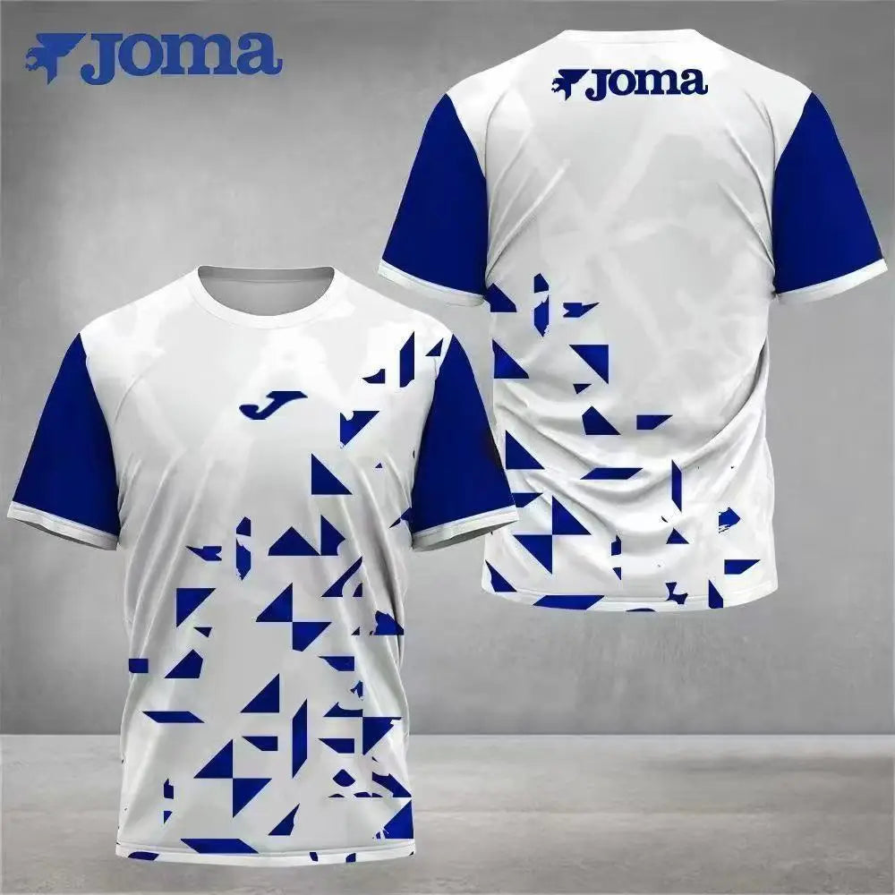 Homer T-shirt de sport extérieur ras du cou imprimé 3D, maillot d'entraînement complet, T-shirt à manches courtes pour hommes et femmes de badminton.