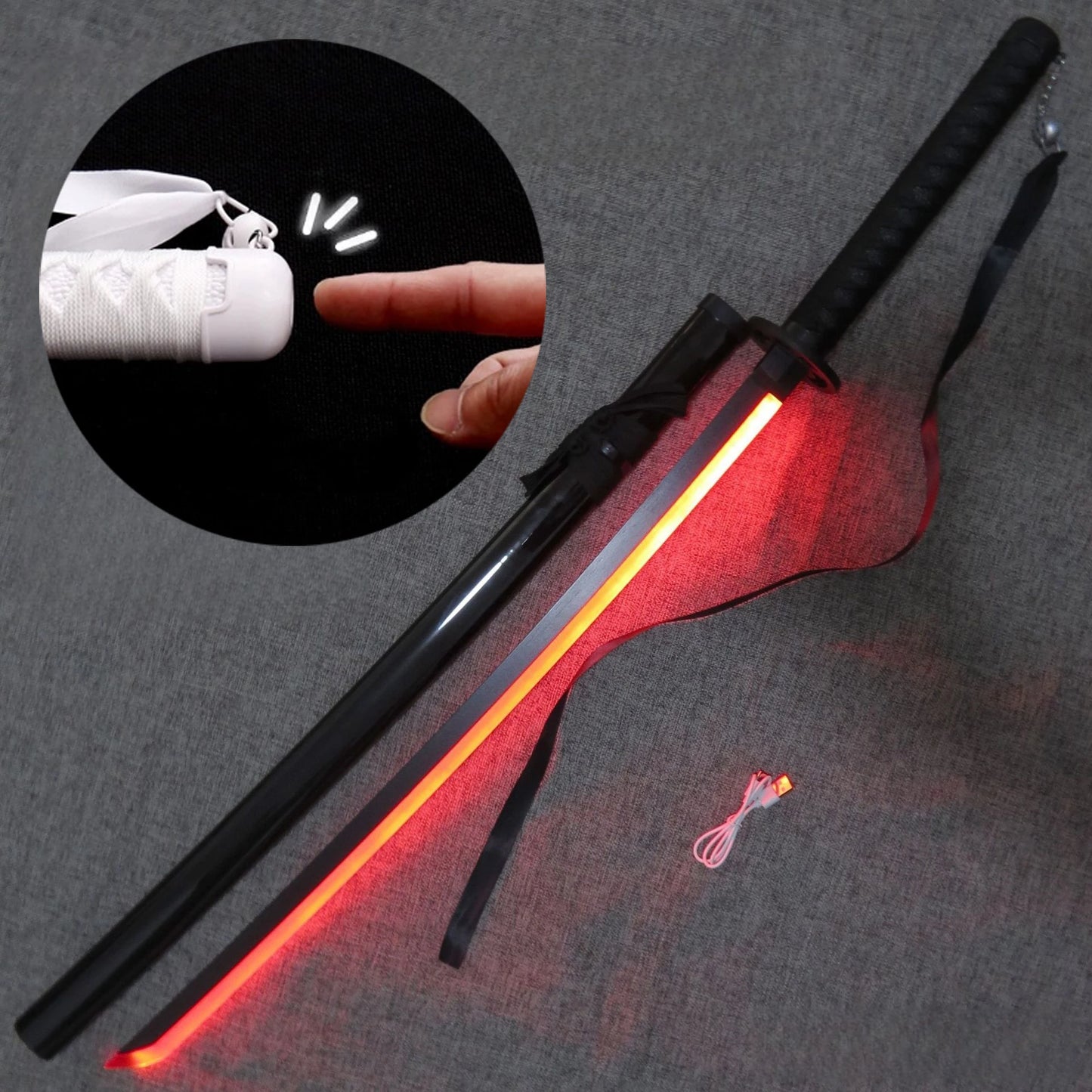 104cm Anime Bleach Katana Kuchiki Rukia Sword Cosplay Prop Wooden Ninja Knife Real Size Japanese Katana Samurai Sabre Kid Toy
