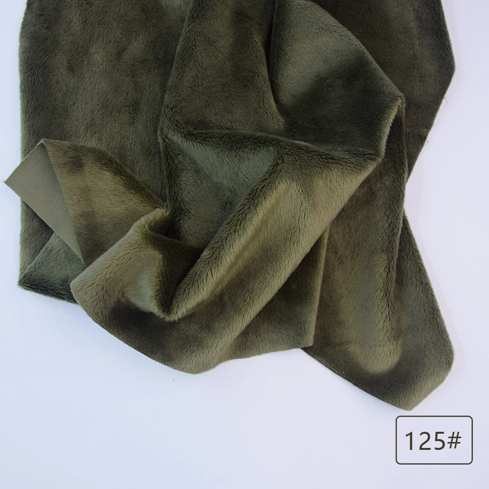 5mm plush fabric sales non elastic 45x50cm short hair plush fabric artificial fur polyester fiber DIY plush mink fabric