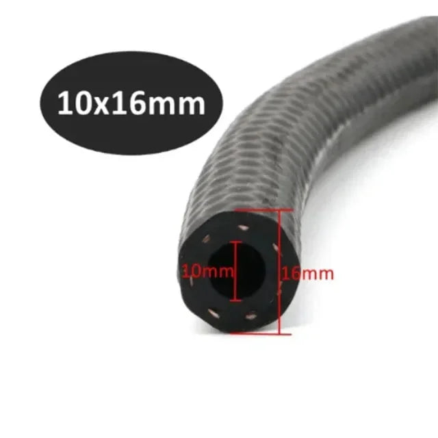Tuyau de durite de voiture en caoutchouc résistant à l'huile diesel essence 4 5 6 8 10 12 13 14 16 19 22 25mm de diamètre, tube de tuyau de carburant en caoutchouc NBR flexible