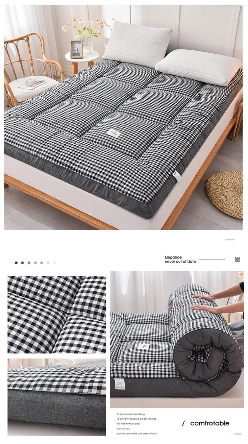 Thickened 3D Mattress Foldable Soft Tatami Cushion 90/100/120/150/180/200cm Non-slip Bed Pad for Home Bedroom Dormitory Student