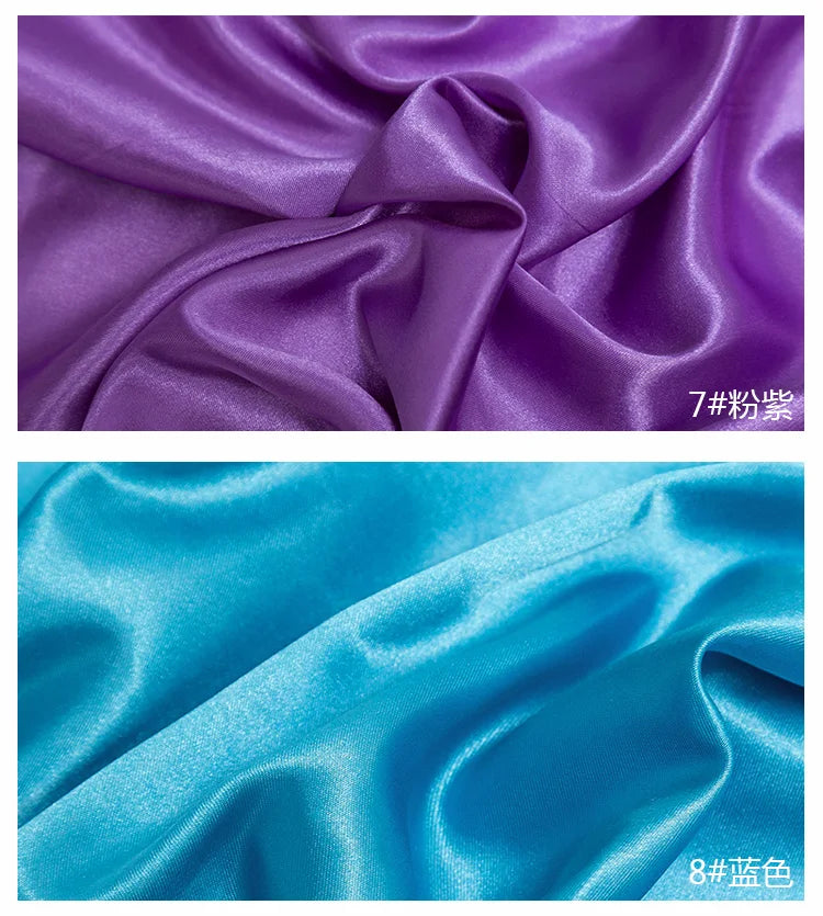 0.5m/1m/5m Satin Lining Fabric For Sewing Dress Lining,Pajamas,Decoration Cloth Tablecloth Decorative Fabric Handmade DIY Fabric