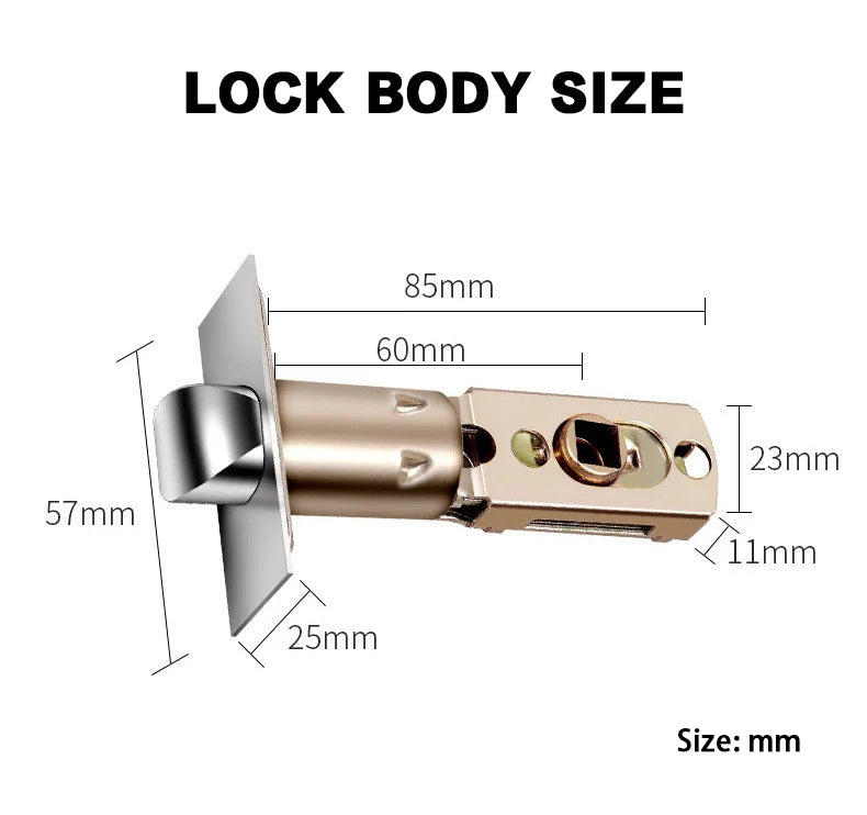 Serrure intelligente CDOK 2025 Nouvelle M6 Tuya Bluetooth, serrure de porte, serrure à empreinte digitale, serrure à mot de passe, méthodes de déverrouillage multiples
