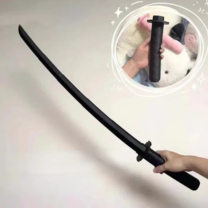 Couteau Épée Samouraï de Gravité Imprimé en 3D, Katana Rétractable, Jouets de Décompression Évolutifs, Accessoires de Cosplay, Artisanat Décoratif Anti-stress