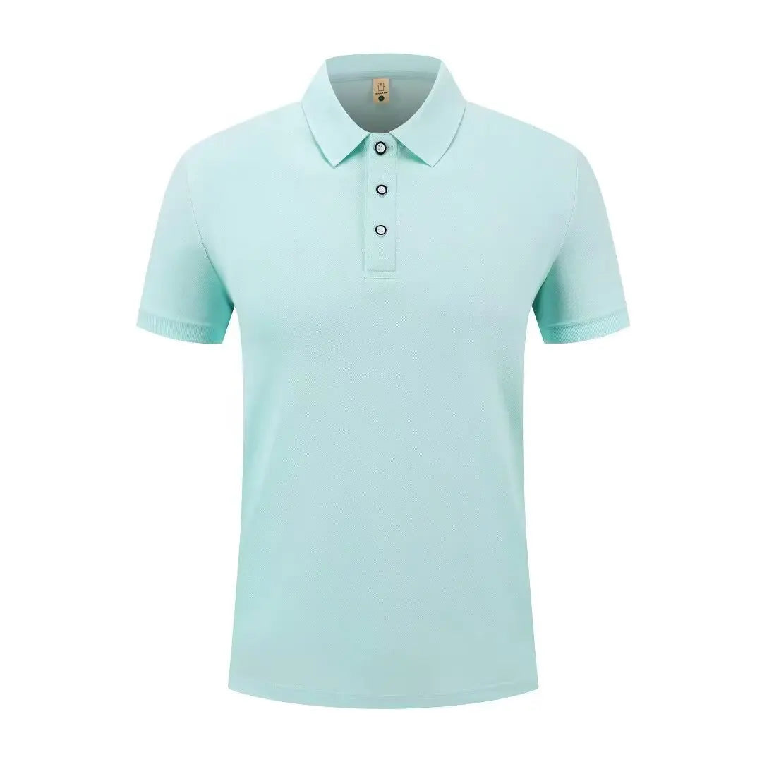 Summer Casual Sports Quick-drying Lapel Short-sleeved POLO Shirt 23 Solid Color Shirt Cycling Suit Fitness Suit For Men S-4XL