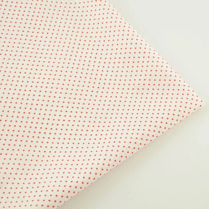 Dünne, schöne Baumwollstoffe mit Tupfen, Meterware, günstige Stoffe als Meterware im Angebot, für Näharbeiten, Puppen, Bastelmaterial