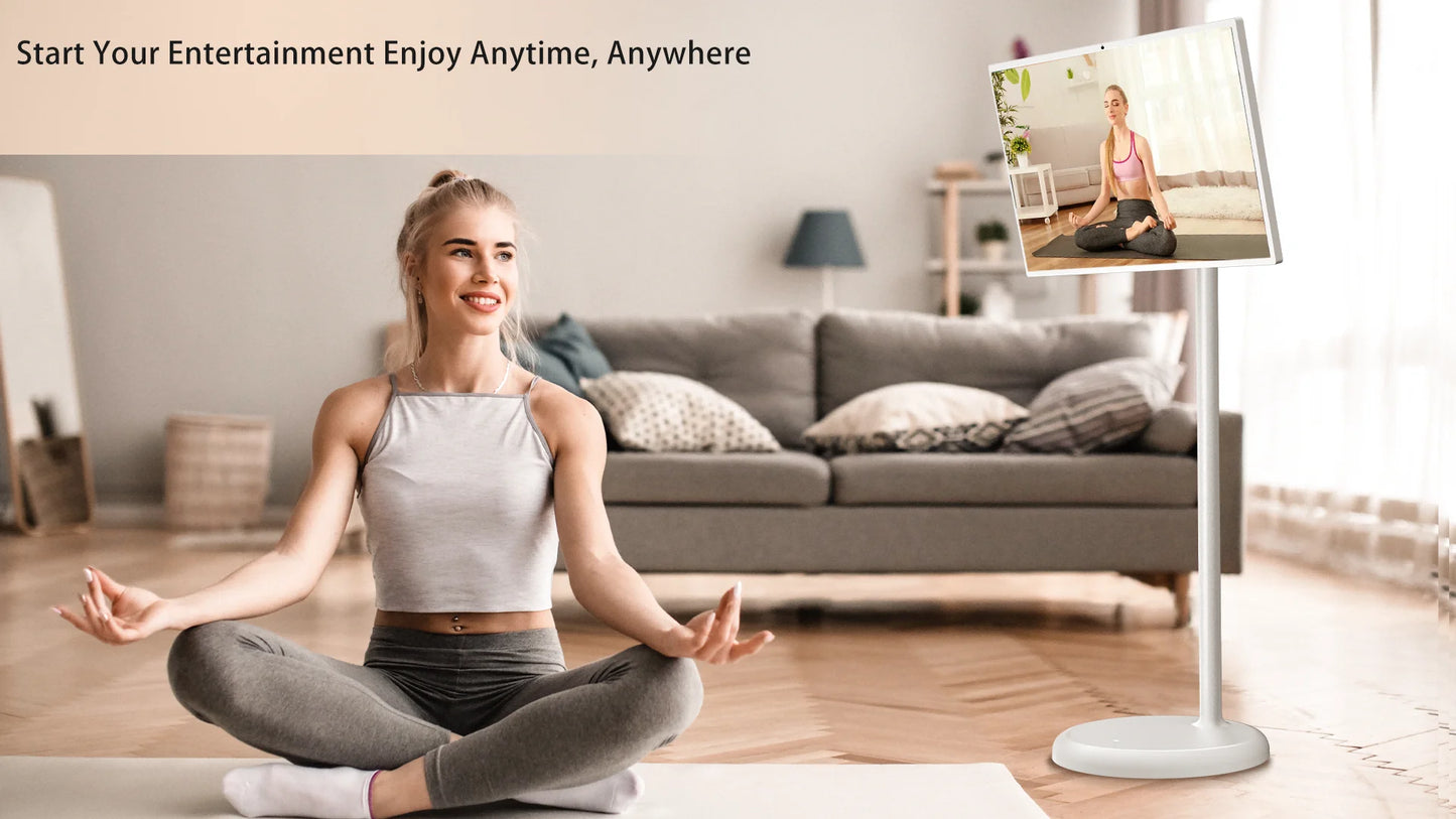 Großhandel Stand Smart TV für das Heimgeschäft Android 12 Smart Television OFD 21,5/32 Zoll tragbarer TV mit Batterie