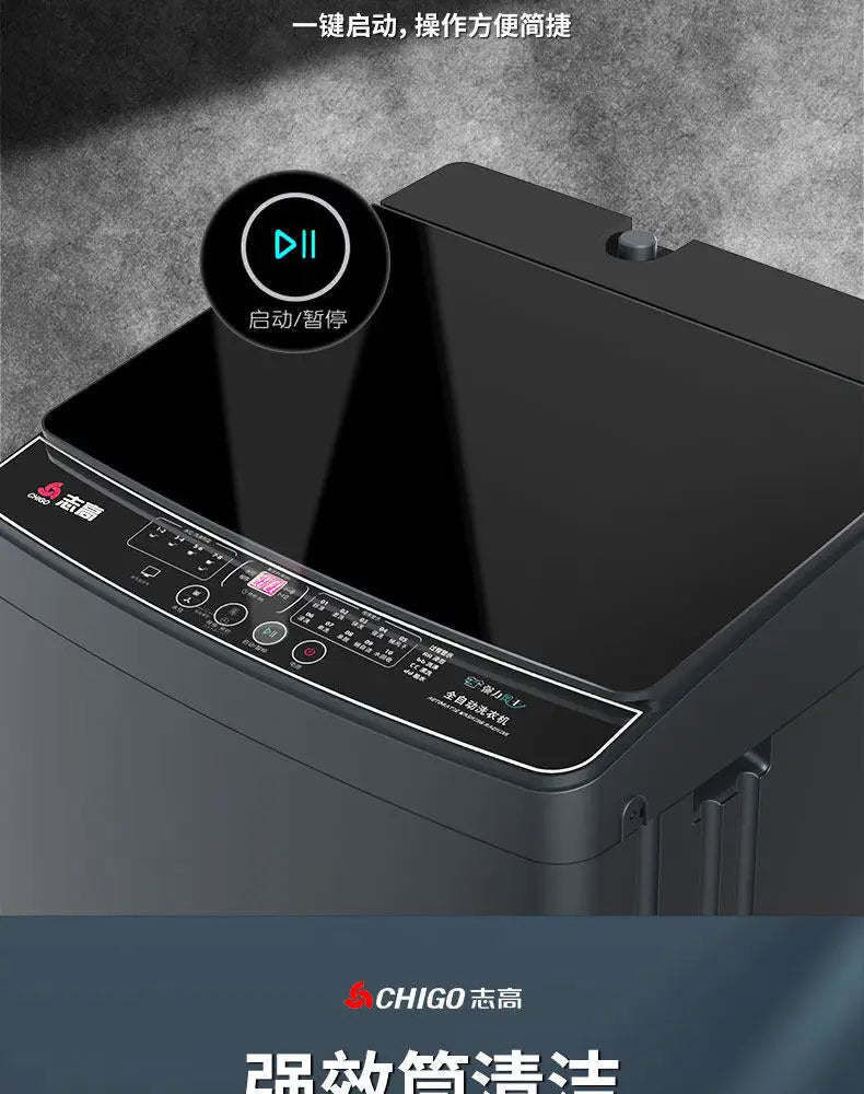 10KG 15KG Compact Top Loading Washer Dryer Fully Automatic Small Household Dormitory Apartment Washing Machine