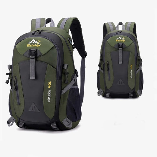 2026 Unisex Sport-Reiserucksack großer Nylon-Leichtgewicht-Outdoor-Wanderrucksack für Herren und Damen Schulranzen