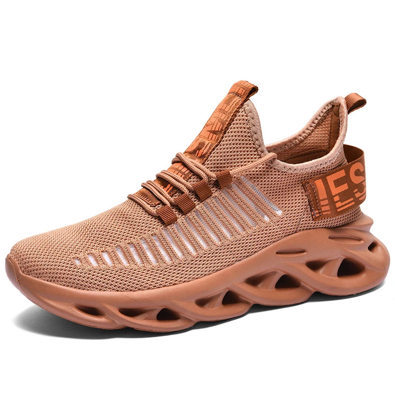 Atmungsaktive Freizeit-Sportschuhe für Frühling und Sommer, leichte, flache Lauf-Slipper für Damen und Herren