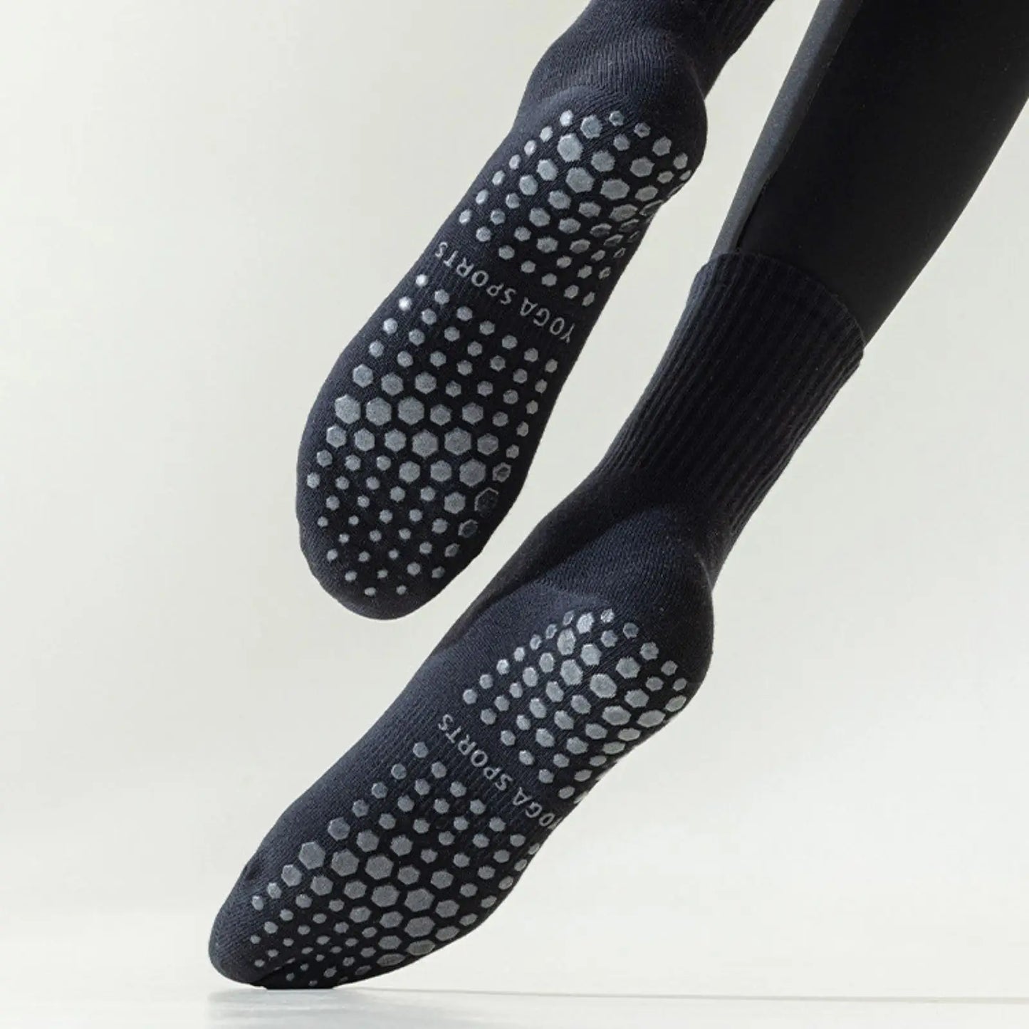 RMSWEETYIL 2 Paar Pilates Yoga Socken mit Noppen für Damen, rutschfeste Griffsocken für Tanz, Ballett, rutschfeste Übungs-Klebesocken für Damen