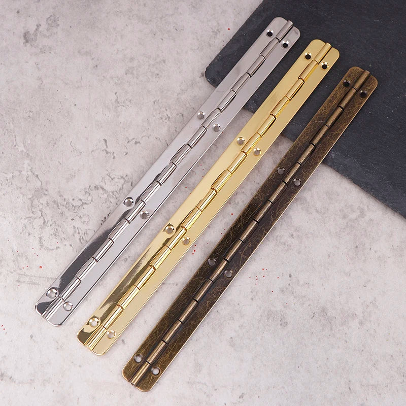 【Winter4】2 Pcs Hinge Hinges For Crafts Heavy Duty Piano Cabinet Box Long Window Iron Furniture Door And Window Hinge Long Hinge