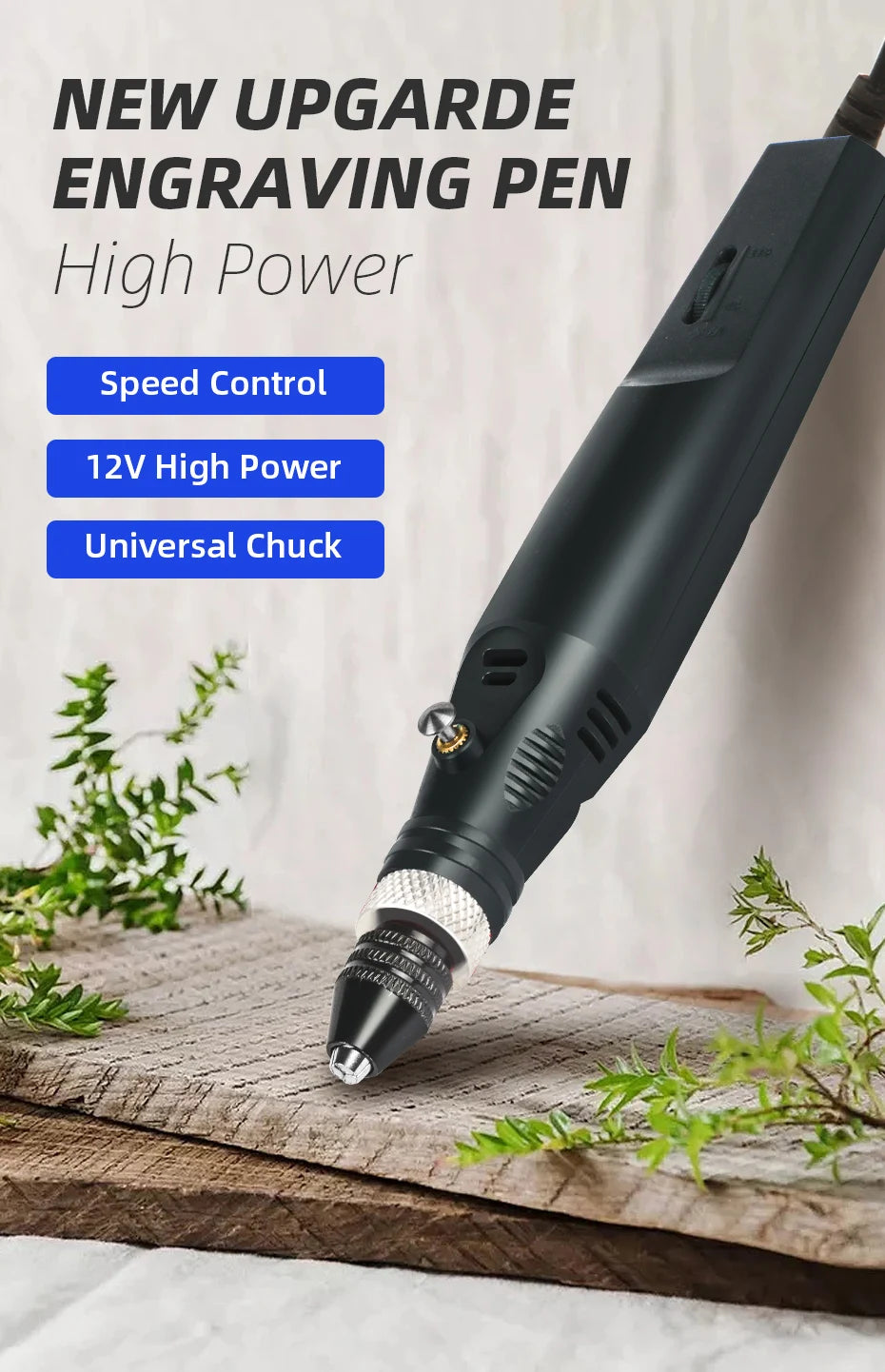 TUNGFULL Drill Engraver Mini Drill Tools Hand-held Mini Dremel Wood Working Tools Electric Grinding Accessories Set