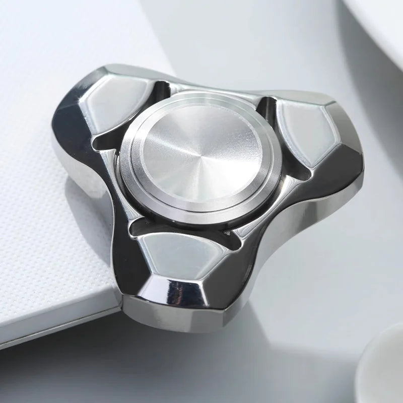 Spirit Fox Edelstahl Metall Fidget Spinner Erwachsene EDC Antistress Hand Spinner Büro Spielzeug Autismus Stressabbau Spielzeug Geschenke