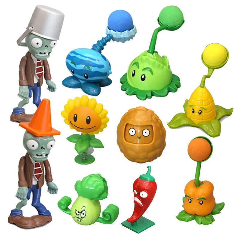 Plantes contre Zombies 2 Jouets Série Anime Original Figurines d'Action Silicone Souple Zombie Anniversaire Noël Nouvel An Cadeau Garçons