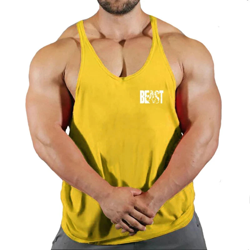 Vêtements Homme Musculation et Fitness Débardeur Stringer Homme Sportswear Vêtements T-shirt Gilet Chemise T-shirts Débardeurs d'entraînement Musculation