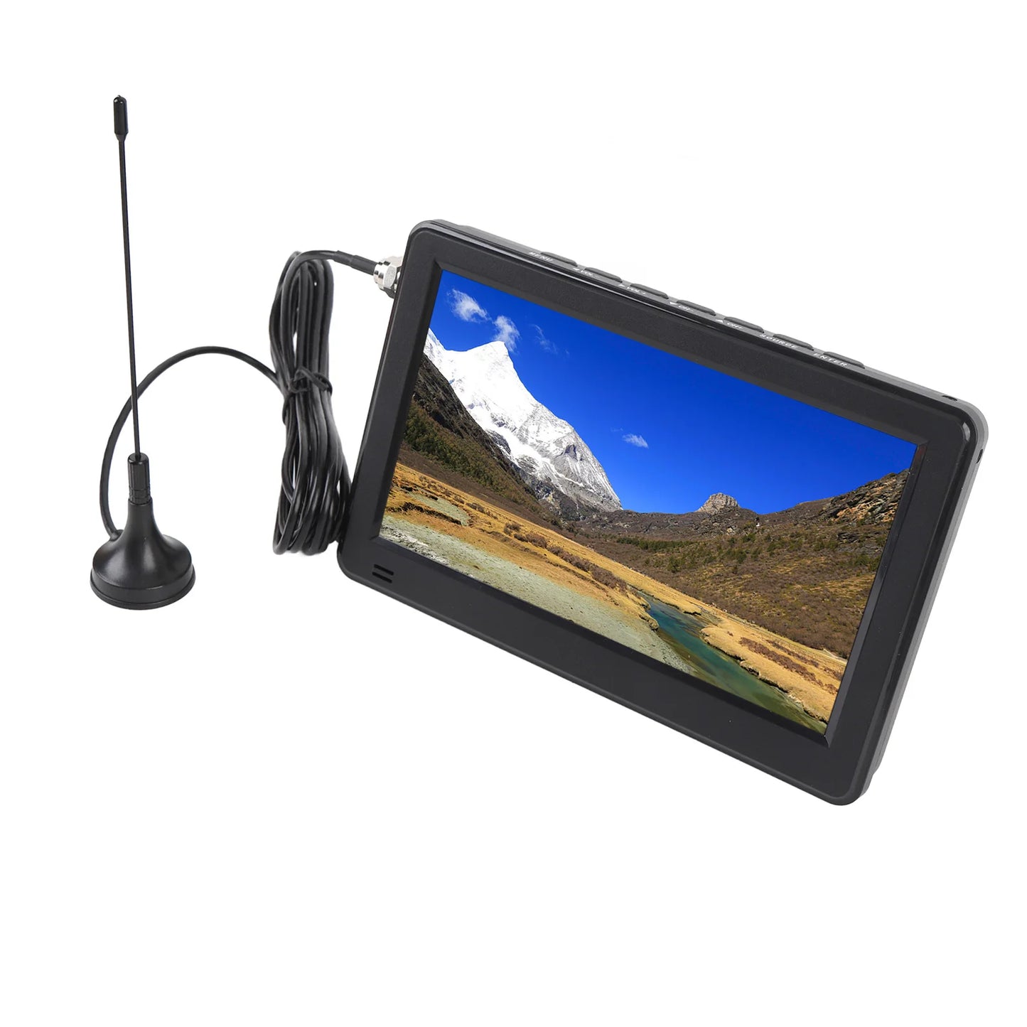 Small Digital TV 6 Inch Rechargeable Color  LED  Digital Television Radio Support High Sensitivity Tuner for Camping
