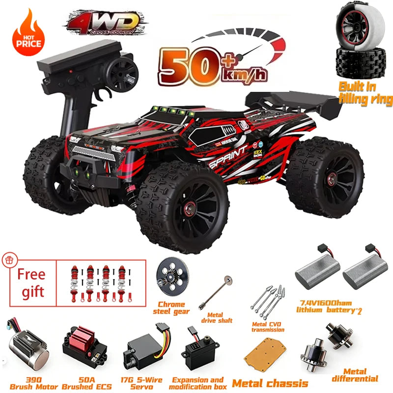 SG116MAX SCY9522 1:16 High Speed Drift Racing 80KM/H Brushless Motor 4WD 9522PRO 50KM/H RC Car Off Road Car Toys For Kid Gift