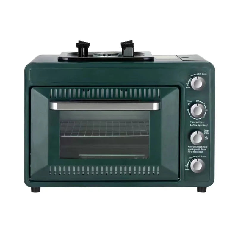 2025Home Four à pizza extérieur multifonction au gaz, réchaud de camping au gaz 2 en 1, four cassette, petit four de cuisson portable