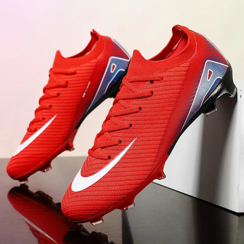 Nouvelles chaussures de football d'extérieur pour hommes Crampons de football Match Entraînement TF/FG Gazon Cheville Crampons longs Sport Haute qualité à succès