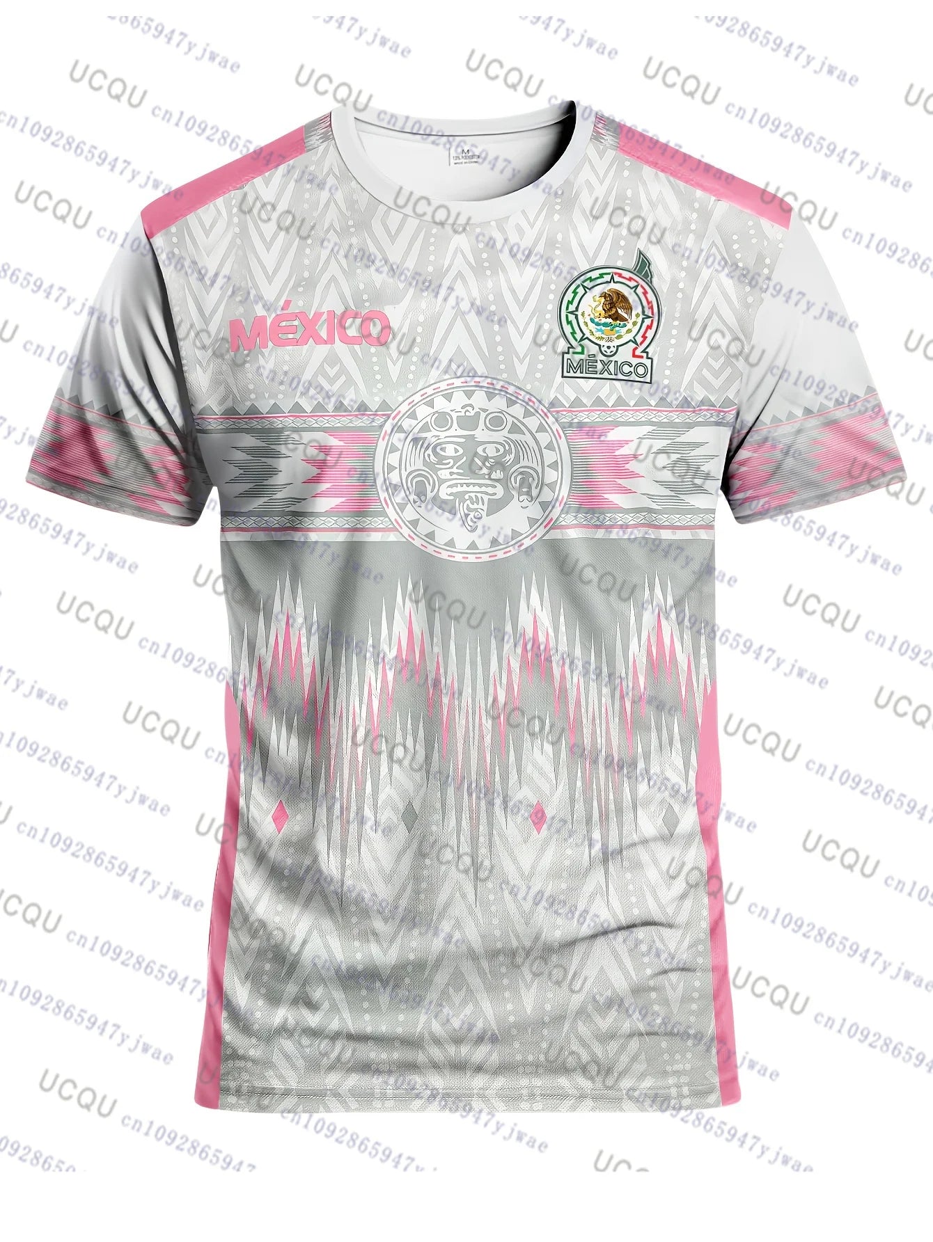 Maillot de Foot Mexique Homme Femme Jeunesse Décontracté Sportif Respirant Haut de Sport pour Compétition Entraînement Automne Quotidien