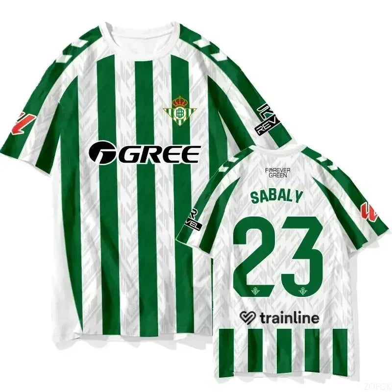 T-shirt d'entraînement de football estival, maillot de joueur de football pour adultes et enfants, vêtements de sport à séchage rapide, t-shirts Y2K décontractés, nouvelle col