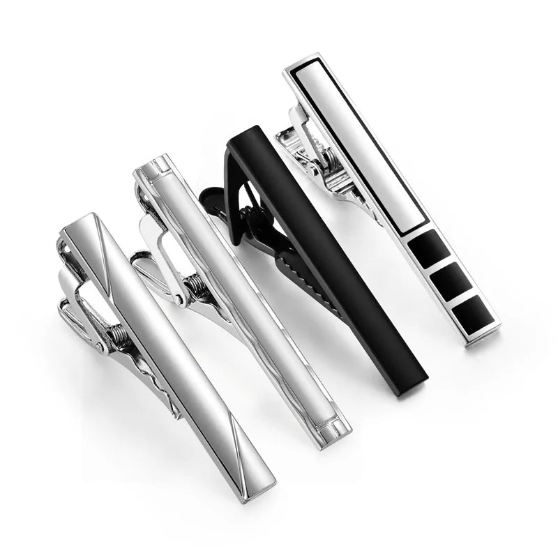 Pince à Cravate Minimaliste Pour Homme Pince à Cravate Pour Chemise Homme Boîte Cadeau Fête Professionnel Bijoux Boutons De Manchette Homme Luxe Avocat Mode Homme