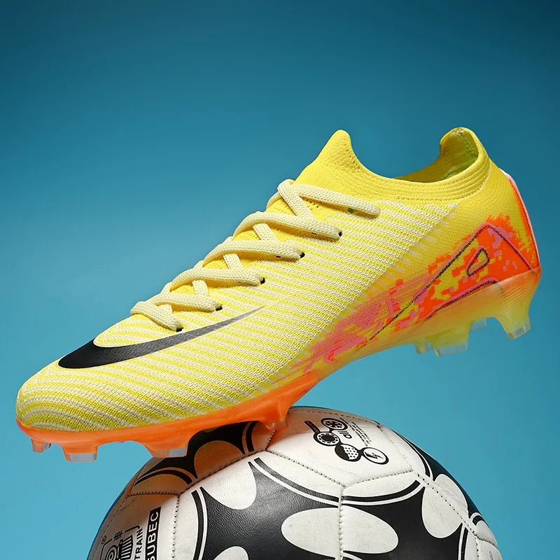 Nouvelles chaussures de football d'extérieur pour hommes Crampons de football Match Entraînement TF/FG Gazon Cheville Crampons longs Sport Haute qualité à succès