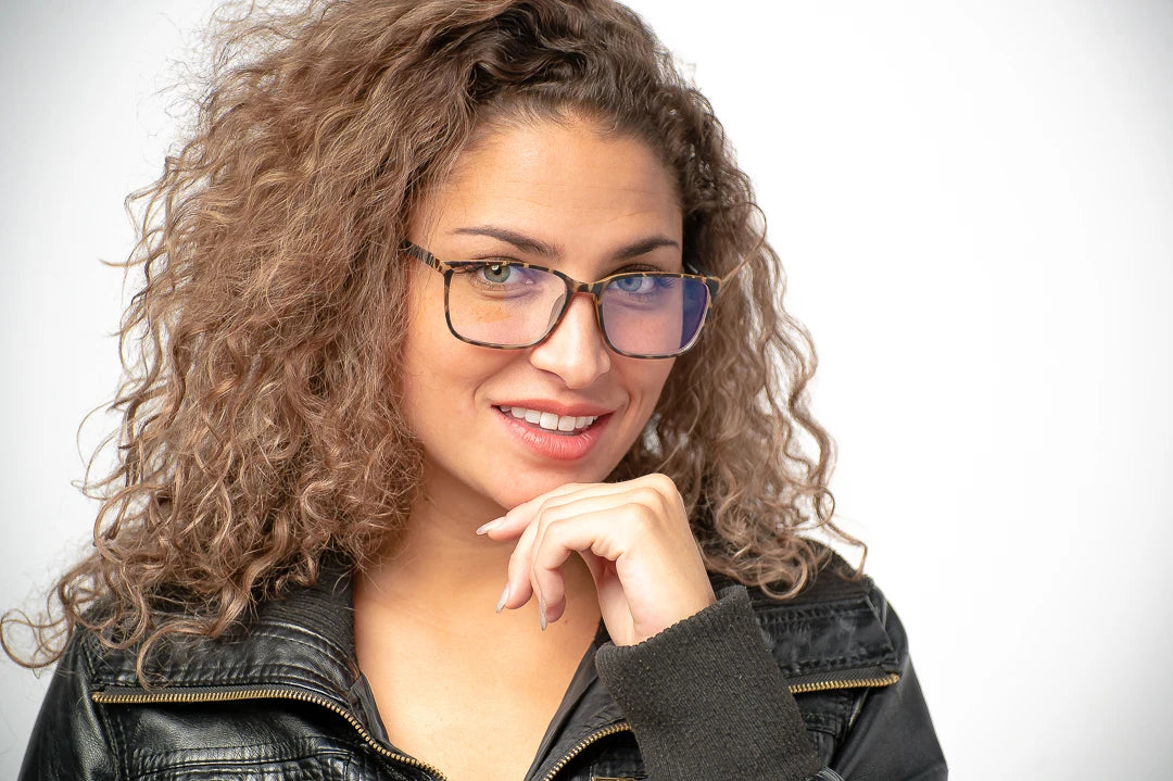 ZENOTTIC Fashion Unisex Square Prescription Glasses Anti Blue Light/Photochromic/ Myopia/Hyperopia/Progressive Eyeglasses