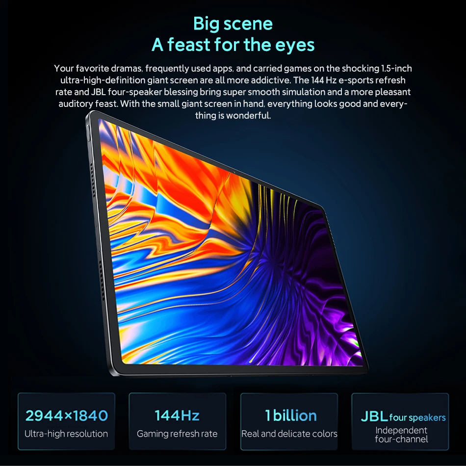 Original Lenovo Xiaoxin Pad Pro 2025 12,7'' 128GB 256GB MediaTek Dimensity 8300 144Hz 2.9K Display 10200mAh Android 14 Tablet PC