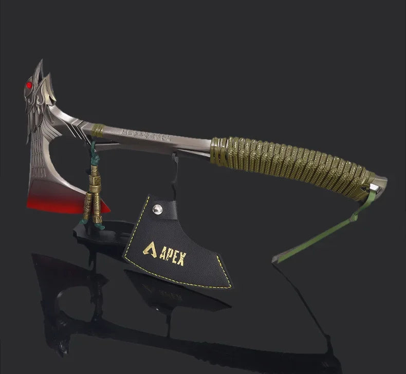 35cm Apex Legends Weapon Raven Bite Bloodhound Heirlooms Game Axe Metal Model Katanas Anime peripheral Swords Cospaly Gifts Toys
