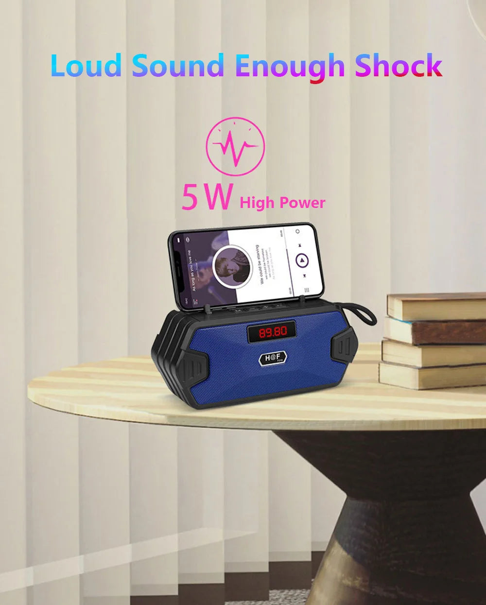 Portable Wireless Speaker Bluetooth-compatible Outdoor USB Speakers With FM Radio Receiver AUX TF MP3 Loudspeaker For Phone PC