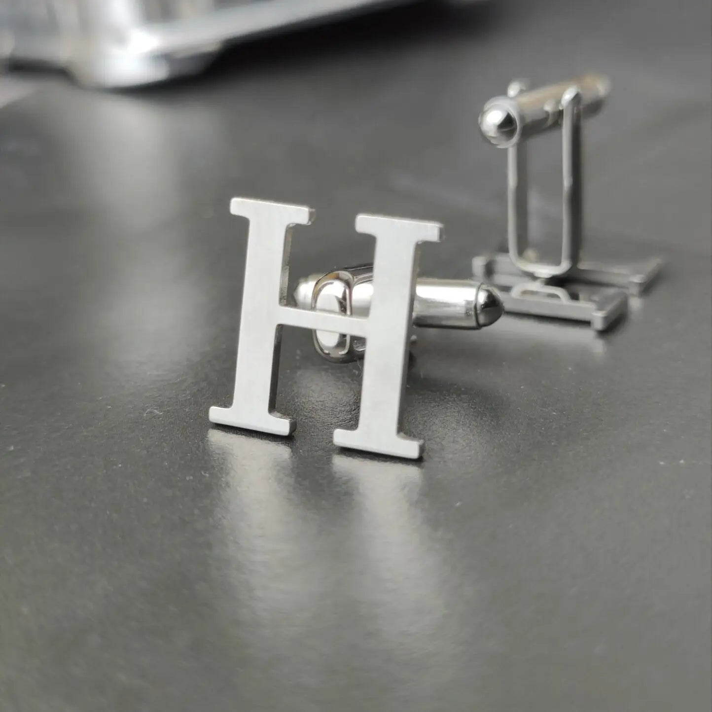 Hebrew Chai Cuff Links Personalized Name Initial Monogram Cufflinks Custom Any Language Cufflinks Men Wedding Gift Jewelry