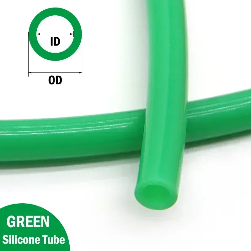 Tuyau en silicone coloré de 1m, ID 1 2 3 4 5 6 7 8 9 10 12 14 16 18 20 25mm, qualité alimentaire, flexible, pour boisson, conduite d'eau