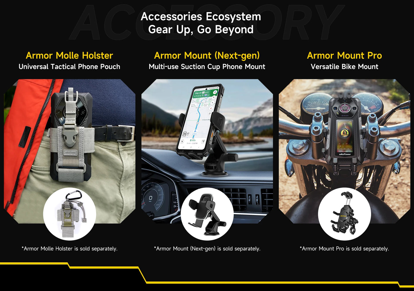 Ulefone Armor 30 Pro 5G Outdoor-Smartphone Android 14 6,95" 120Hz 32GB+512GB 12800mAh Nachtkamera 64MP NFC
