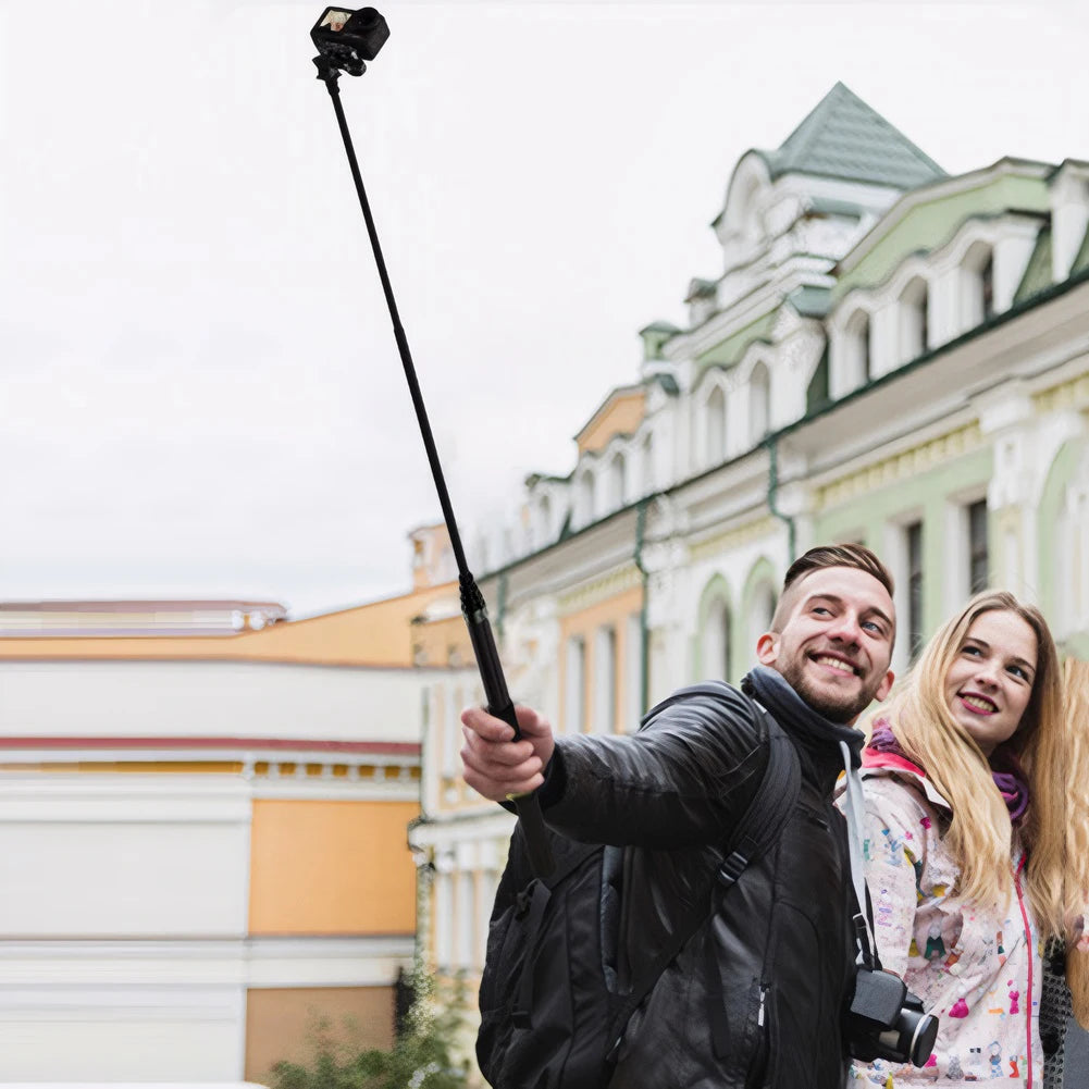 Invisible Selfie Stick Carbon Fiber Extension Pole Adjustable Hand Grip for Insta360 X5 X4 X3 for OSMO for GoPro Hero