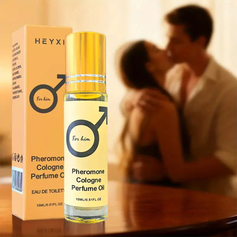 Pheromon-Kölnischwasser-Parfümöl, langanhaltender Duft für Männer und Frauen, tragbar für unterwegs, Parfüm für romantische Atmosphäre