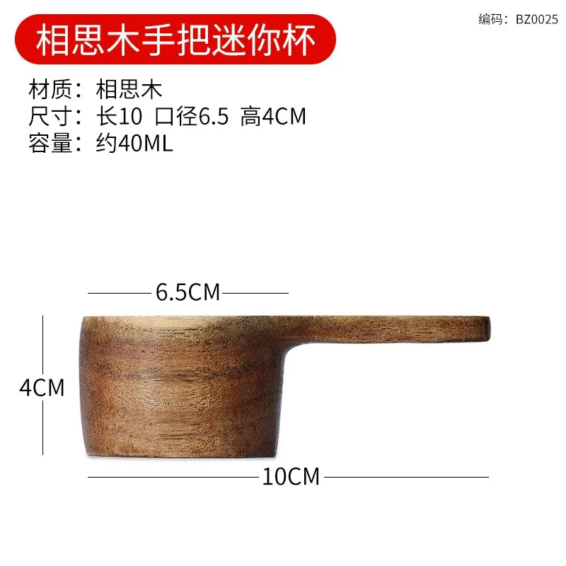 Holz Finnland Tasse Kreativ Outdoor Camping Reise Holzbecher Nordischer Stil Handgemachte Milch Kaffee Bar Bierkrüge