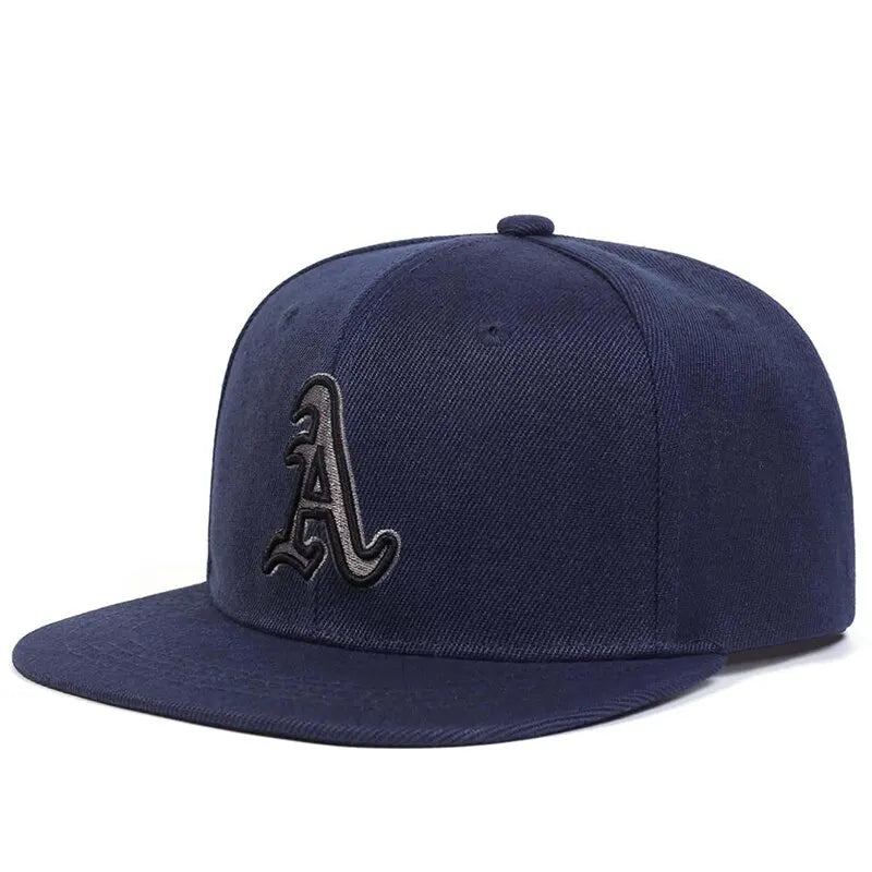 Chapeaux hip-hop brodés de l'alphabet gothique unisexe, casquettes de baseball décontractées réglables, chapeau de soleil