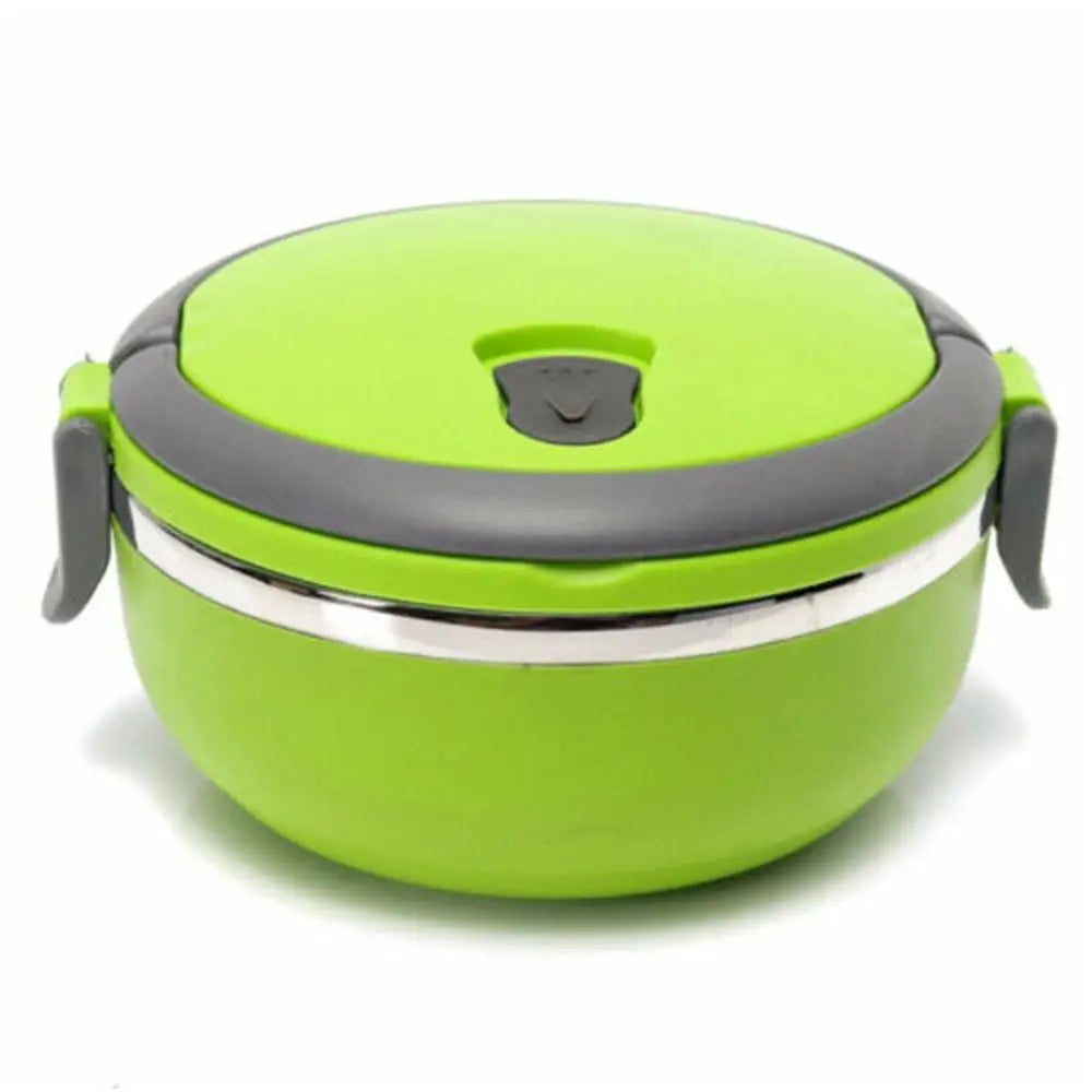 1Pc Portable Warmer Food Container Kids Adult Insulated Lunch Box Kitchen Storage Stainless Steel Hot Food Flask